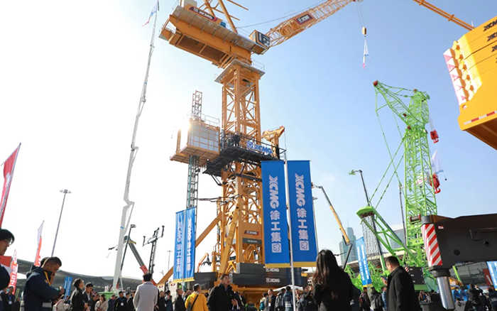 bauma CHINA 2024丨壹号娱乐塔式起重机、智能施工升降机火热亮相